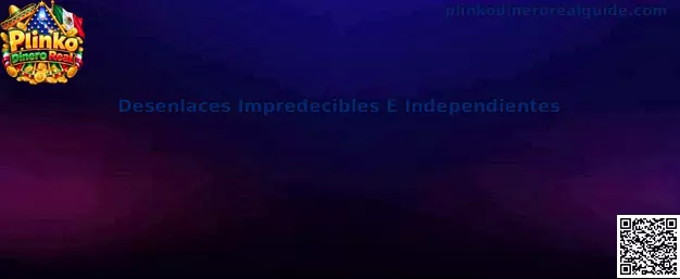 Representación de desenlaces impredecibles e independientes en Plinko Dinero Real