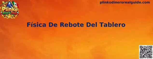 Representación técnica de la física de rebote de una bola sobre los pines de un tablero Plinko