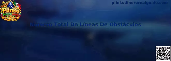 Representación de un tablero Plinko con varias líneas horizontales de obstáculos