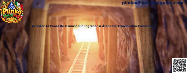 Panel de usuario y revisión de seguridad antes de acceder a áreas financieras