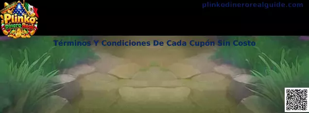 Guía sobre términos y condiciones de cupones sin costo en Plinko Dinero Real