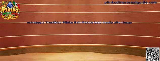 Ilustración relacionada con la estrategia de TrustDice Plinko Ball en México y la comparación de riesgos bajo, medio y alto